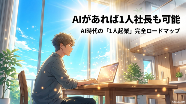 AI時代の1人起業とは？AIを使って1人社長になる方法とロードマップ