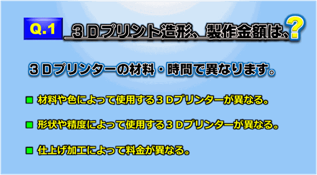プラスチック樹脂・金属の加工製造、価格／料金の見積り