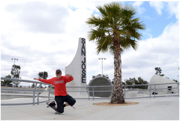 Guenter Mokulys am Skatepark San Jose/USA