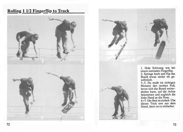 Guenter Mokulys. San Francisco 1991. Trick: Fingerflip to Truck.