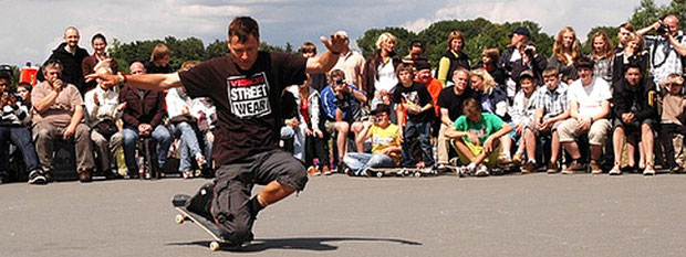 Skate-Contest in Paderborn / Germany