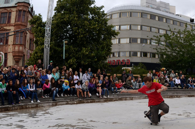 In Malmö / Schweden, bei einer Streetshow