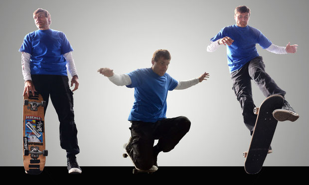 ZirCouplet. Skateboard-Show. Guenter Mokulys.
