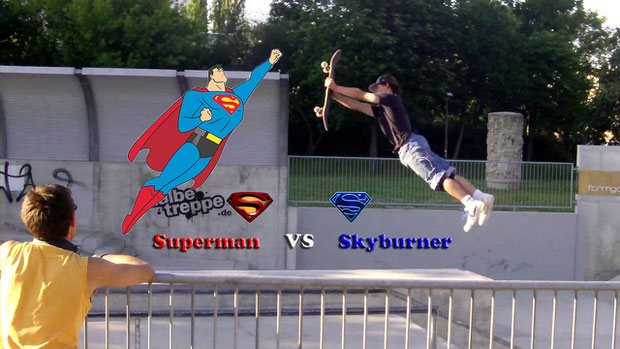 Superman vs Skyburner