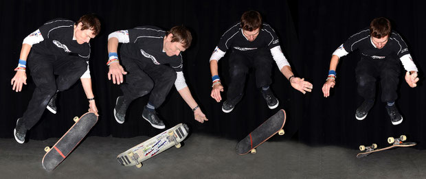Ollie-Fingerflip, Double-Fingerflip, Guenter Mokulys.