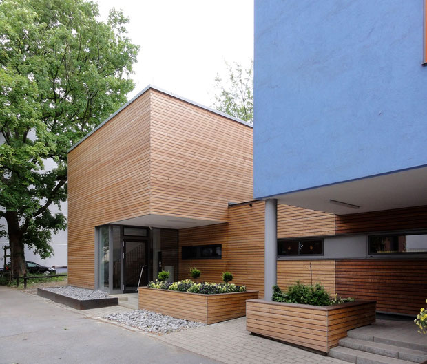 kindergarten der jüdischen kultusgemeinde dortmund drahtler architekten planungsgruppe holzfassade projektplanung architektur