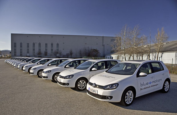 Elektro-Golf von VW der Golf Blue-e-motion