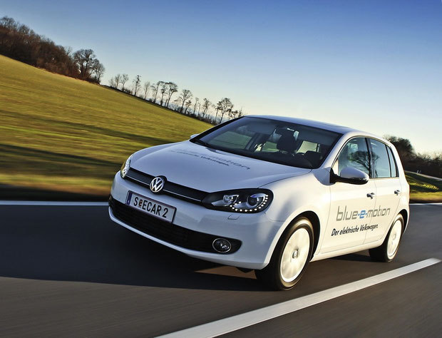 Elektro-Golf von VW , der Golf Blue-e-motion