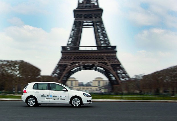 Der Elektro-Golf von Volkswagen, Flottentest in Frankreich