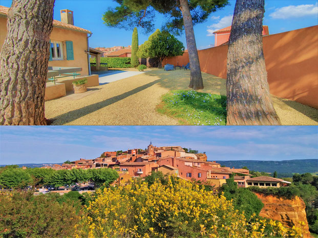 Gîte Luberon Roussillon au cœur du village 