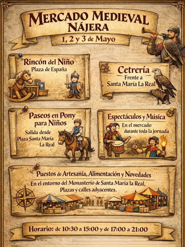 Programa del Mercado Medieval de Najera