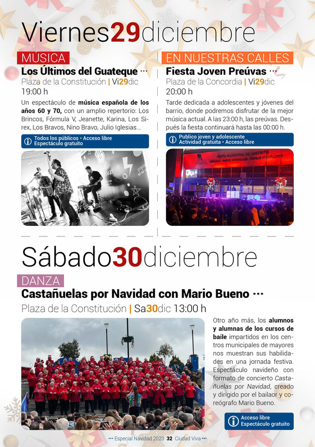 Programa de la Navidad en Fuenlabrada