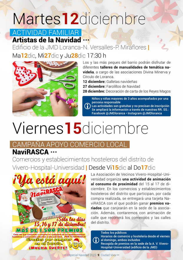 Programa de la Navidad en Fuenlabrada