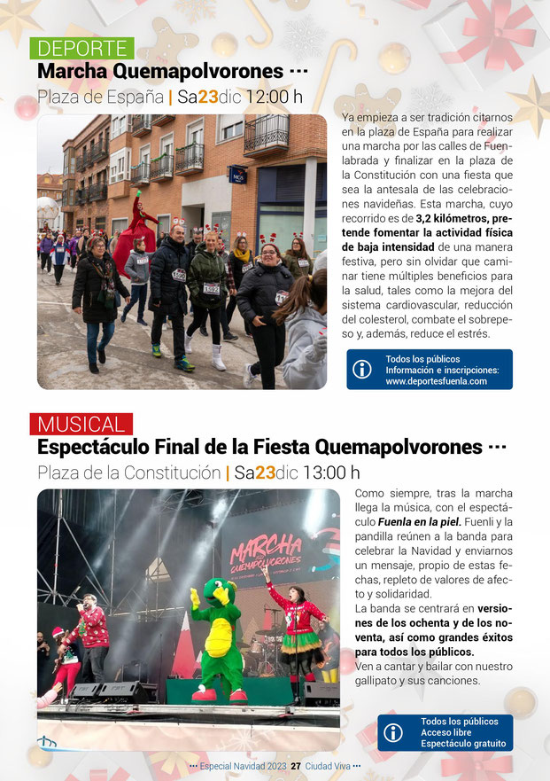 Programa de la Navidad en Fuenlabrada