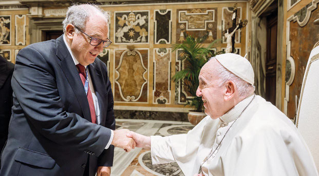 Vatikan, WJC, EJC, World Jewish Congress, European Jewish Congress, Papst Franziskus, Pope Franzis, Vatican, Ariel Muzicant, Ronald S. Lauder, Josef Schuster, Maram Stern, Kardinal Kurt Koch, Julius Meinl, Yuri Kanner