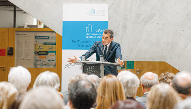 Dr. Michel Friedman, Michel Friedman, CAES, Center for Applied European Studies, Frankfurt University of Applied Sciences, Harald Welzer, Prof. Dr. Harald Welzer, Zeitenwende