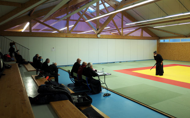 Exercice de passage de grade