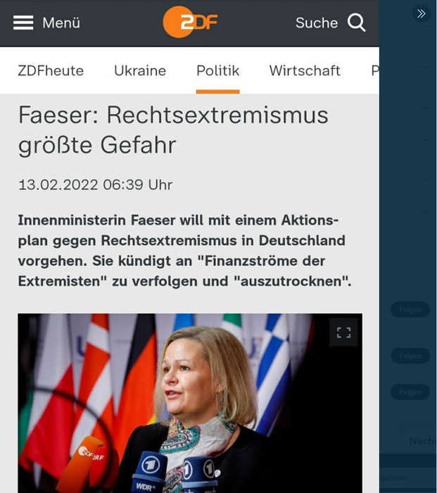 Screenshot Website ZDF