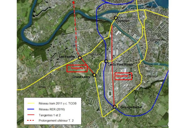Deux tangentes tram indispensables