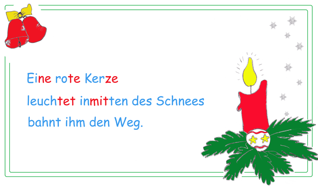 weihnachtliches Haiku, weihanchtliche Kopiervorlage, Weihnachtswörter üben, Begriffe Weihnachten, Begriffe Adventn