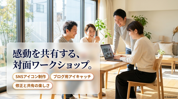 AIアート講師資格を活かすと、対面やオンラインでワークショップを開催できます。