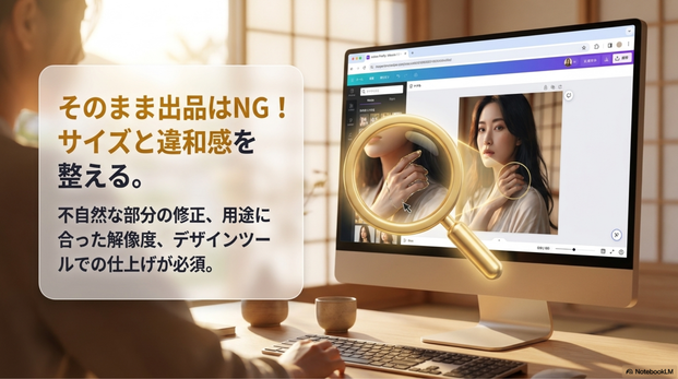 販売前に仕上げをする