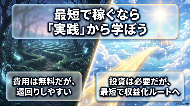 AI画像販売を学ぶ方法は3つあります