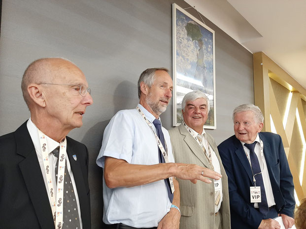 ©Privat: v.l. Dieter Langer, Walter Kokert, František Grohola und Igor Sajtlava