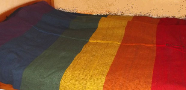 Decke Regenbogen nach der Fertigstellung