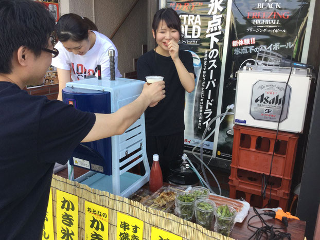 すきゅーあ店頭販売