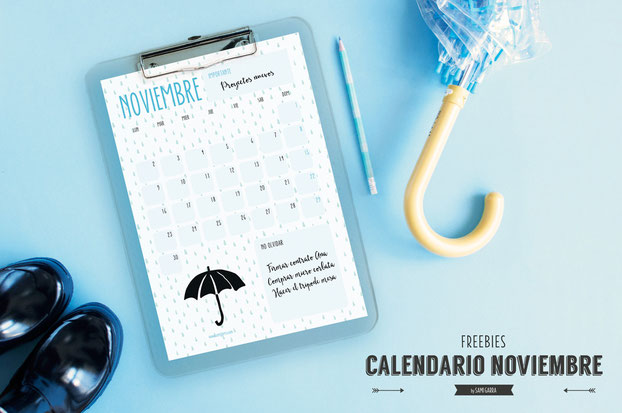 Freebies de calendario: NOVIEMBRE by Sami Garra