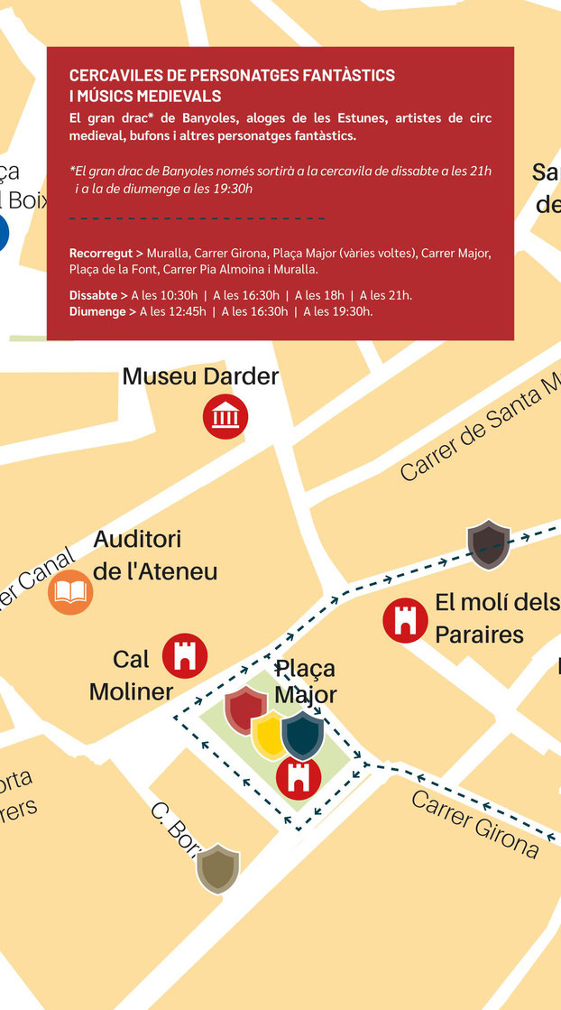 cuando es horarios programa de la Fira Medieval Fantastica de Banyoles