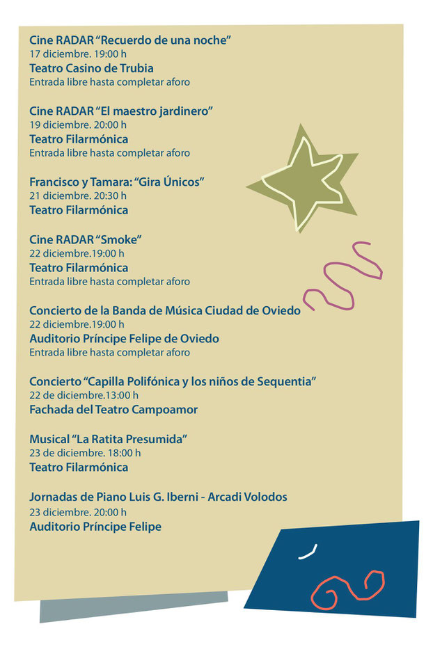 programacion navideña en oviedo