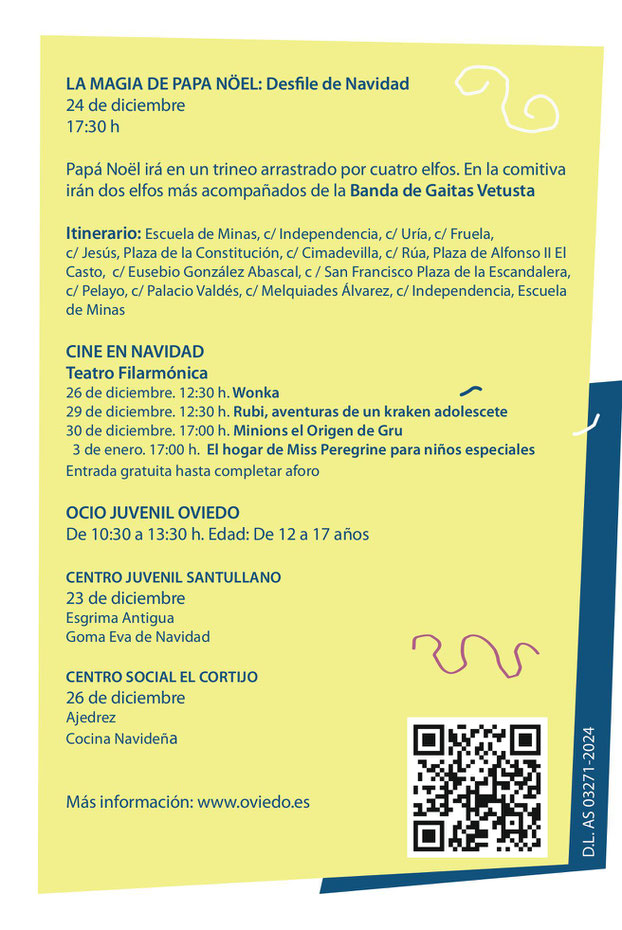 programacion navideña en oviedo