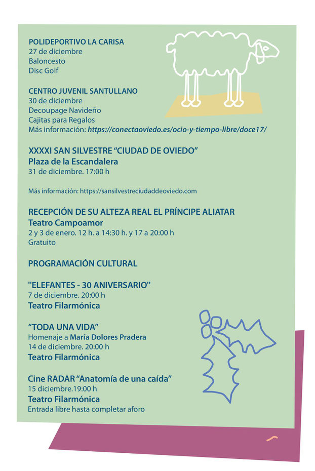 programacion navideña en oviedo