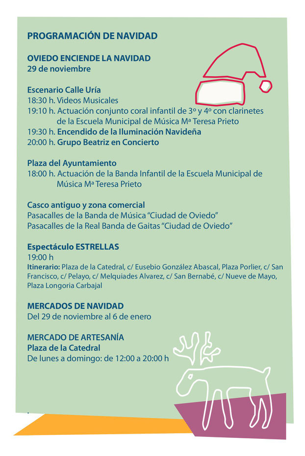 programacion navideña en oviedo