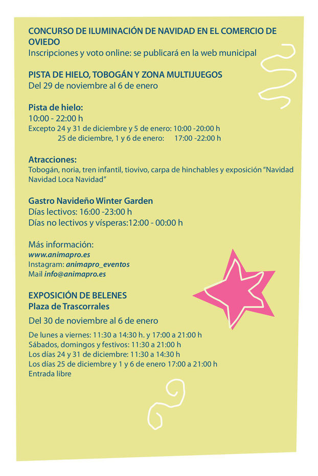 programacion navideña en oviedo
