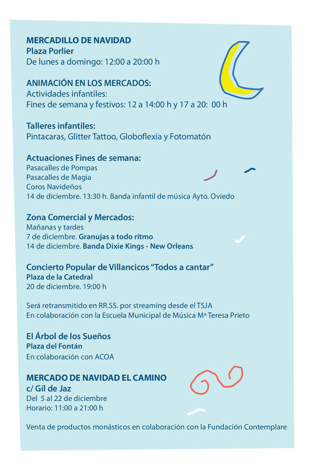 programacion navideña en oviedo