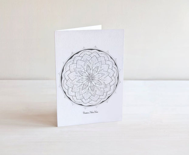 Etsy Qc, on a testé, Neten Kena, Mandala, carte de souhaits