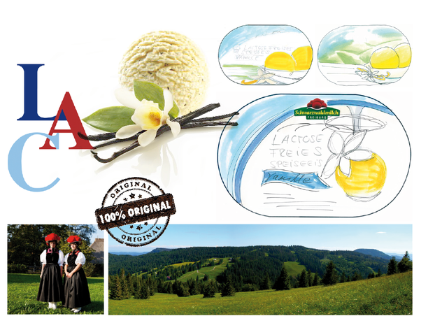 SCHWARZWALDMICH - Lactosefrei - Eis - Genuss - Schwarzwald - Packaging - Design - DesignKis - 2013 - Verpackung