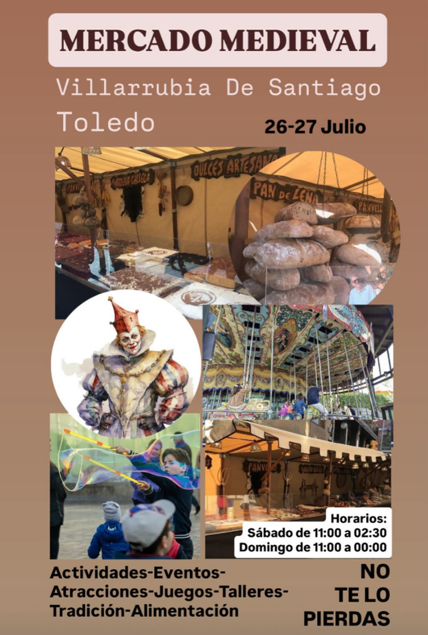 Programa del Mercado Medieval de Villarrubia de Santiago