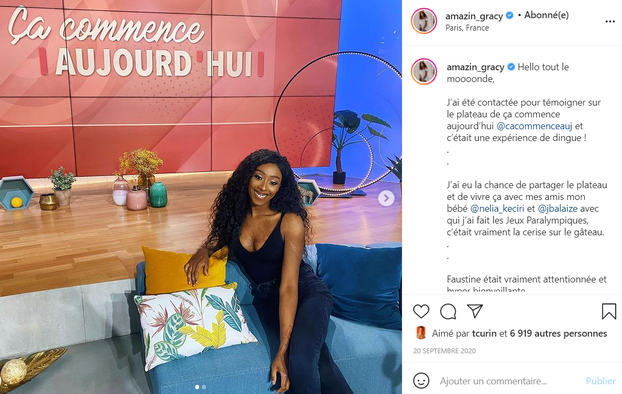 télé, influenceuse, histoire, vie