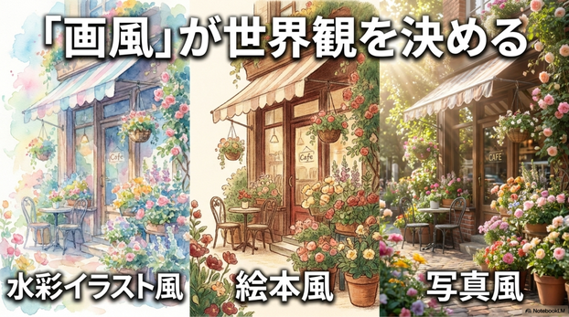 AIアートの画風、世界観
