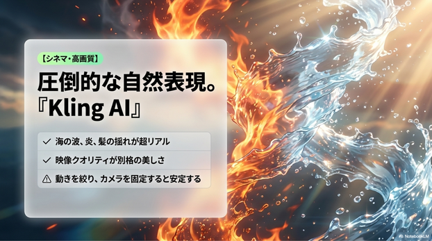 Kling AI｜映像クオリティが高い