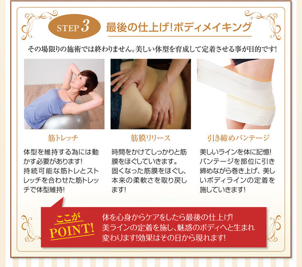 筋膜リリース 引き締めバンテージの ボデイメイキング