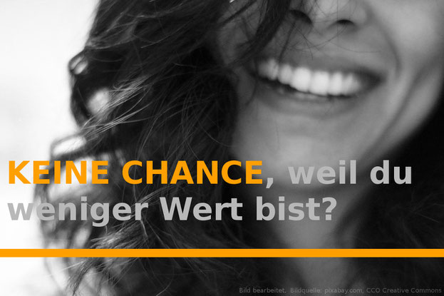 Keine Chance bei ihr, weil sie eine höhere Liga ist als du?