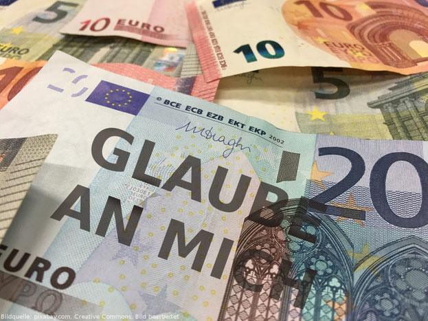 Geld funktioniert nur, weil wir daran glauben.