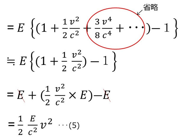 級数展開を省略して計算