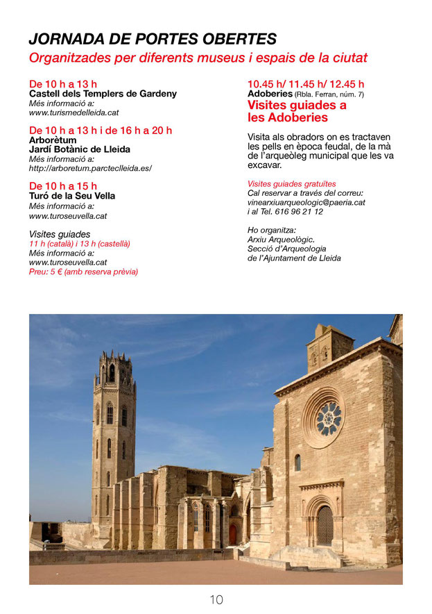Programa de las Festes de la Tardor en Lleida