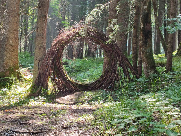 brigitta backhaus, nurnatur, landart, landartist, art, temoraryart, inspired by nature, naturalart, landartphotography, temporayartwork, landscape, Landart Festival Grindelwald
